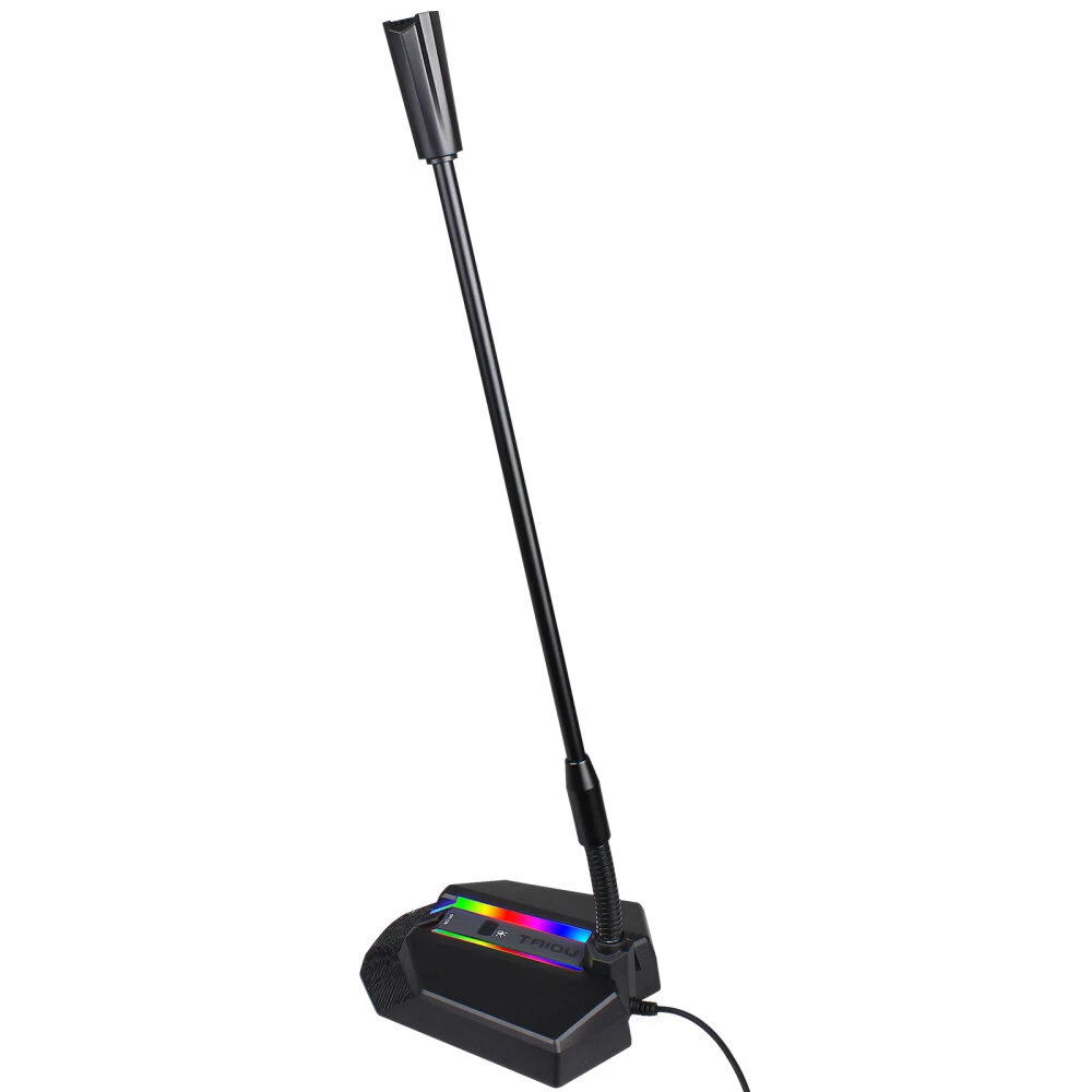 HXSJ TSP202 USB gamer mikrofon RGB világítással-1