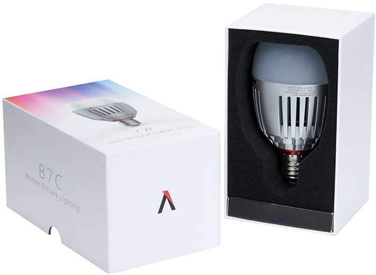 Aputure Accent B7c LED RGBWW izzó, beépített akkumulátorral-2
