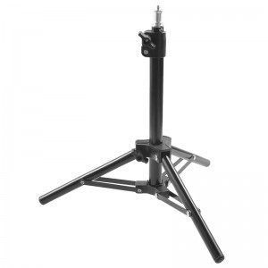 Alumínium lámpatartó stúdió állvány, vakuállvány 50cm, spigot fejjel, 1/4 csatlakozással