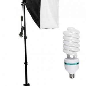 Softbox 135W állvánnyal - 50x50