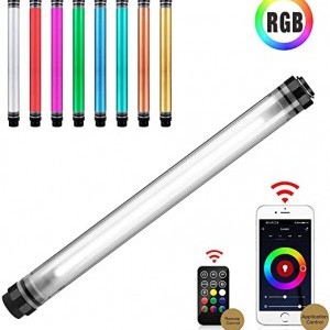 LUXCEO P7RGB Pro RGB LED lámpa, fénycső beépített akkumulátorral, távirányítóval