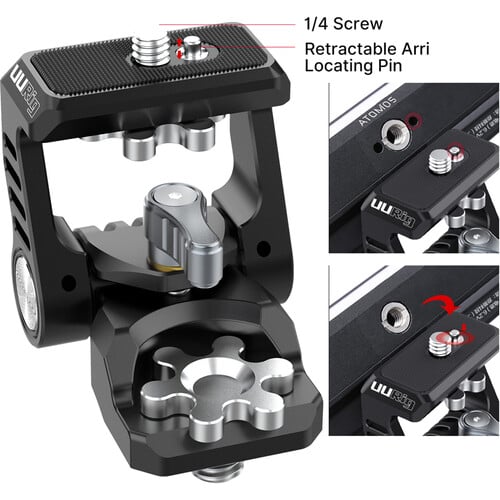 ULANZI UURIG R059 monitortartó, 1/4-es csatlakozóval (ARRI csatlakozás)-6