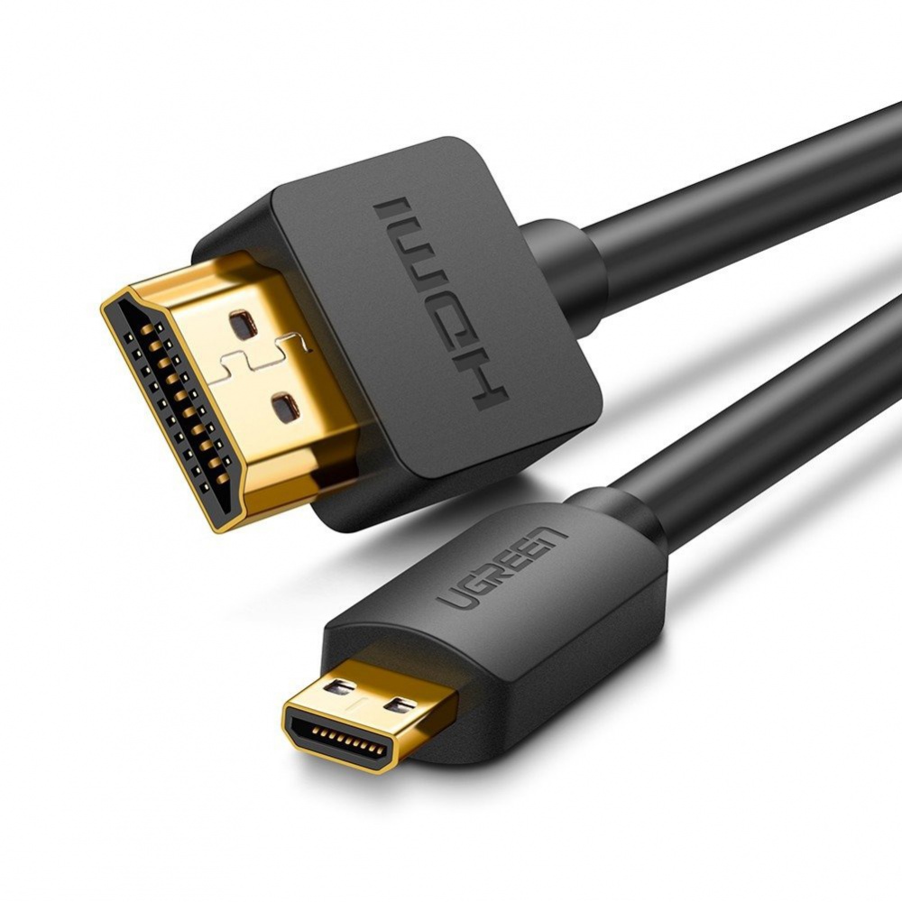 Ugreen HD127 Micro HDMI - HDMI kábel 4K 3D 1.5m fekete-0