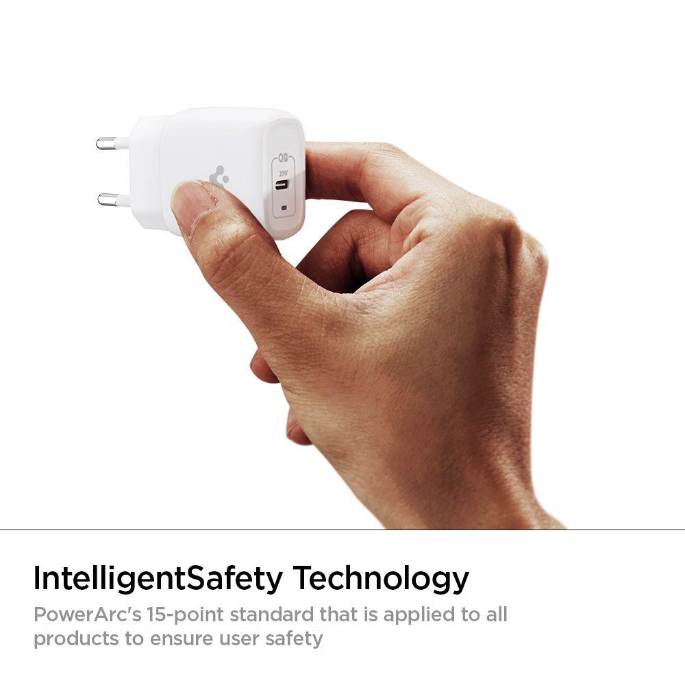  Spigen Pe2009eu Powerarc Hálózati Töltő Adapter Pd20w/3a Fehér-4