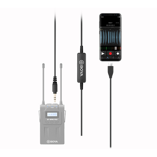 Boya 35C-USB C 3.5mm Mini Jack -> USB C átalakító-0