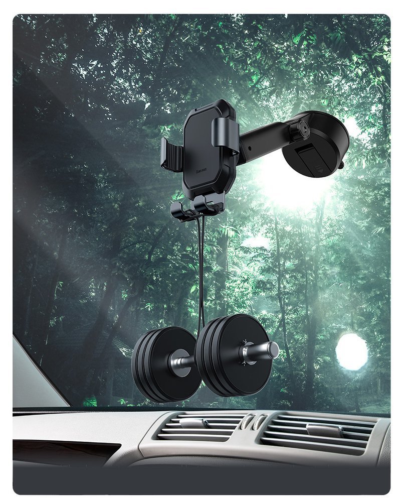 Baseus Univerzállis Gravity autós telefon tartó fekete (SUYL-TK01)-7