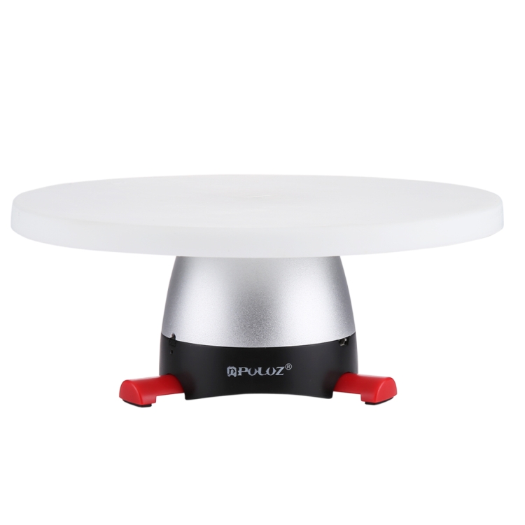 PULUZ 360 fokos panorámafej, termékforgató 18cm piros (PU364R)-0