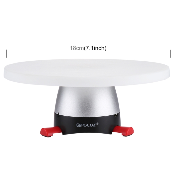PULUZ 360 fokos panorámafej, termékforgató 18cm piros (PU364R)-9