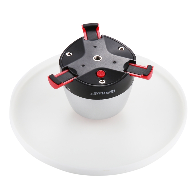 PULUZ 360 fokos panorámafej, termékforgató 18cm piros (PU364R)-7