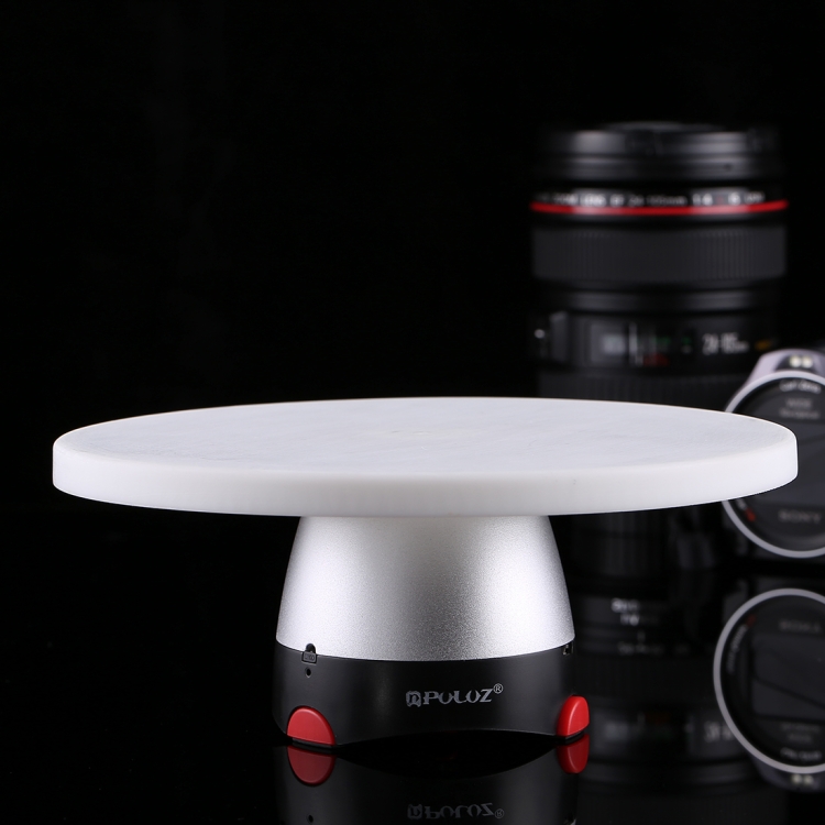 PULUZ 360 fokos panorámafej, termékforgató 18cm piros (PU364R)-3