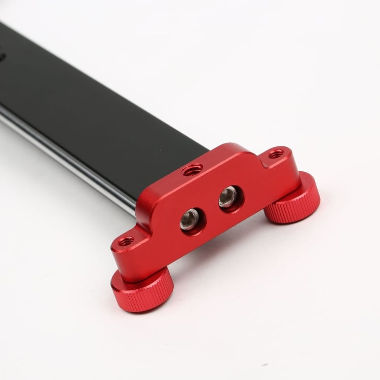 SuteFoto alumínium slider 30cm fekete-piros-2