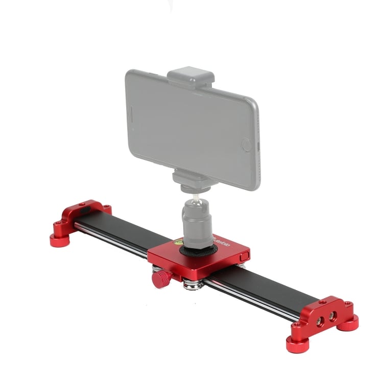 SuteFoto alumínium slider 30cm fekete-piros-1