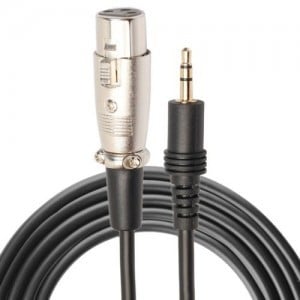 3.5mm jack apa - XLR anya mikrofonkábel 3m (MCP0005)