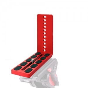 BL-125A L bracket, L konzol piros