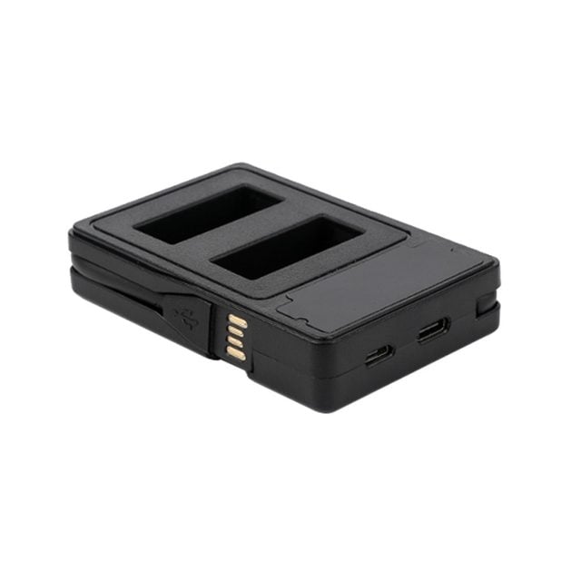 GoPro Hero 9 / Hero 10 / Hero 11 / Hero 12 USB-s dupla akkumulátor töltő LCD kijelzővel-1