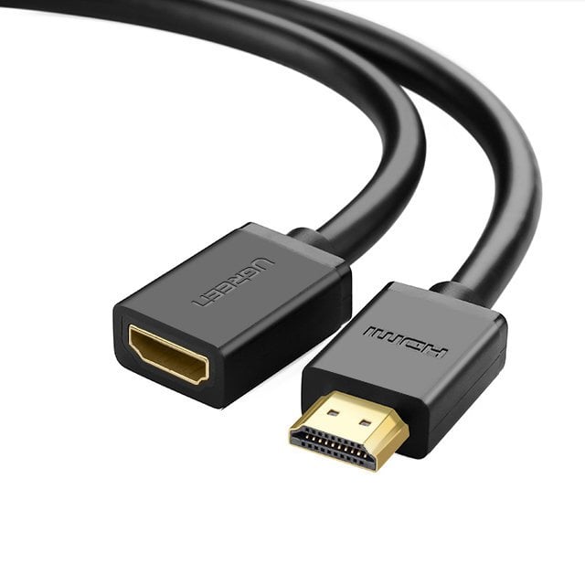 Ugreen HDMI (aljzat) - HDMI (csatlakozó) hosszabbító kábel 4K 10,2 Gbps 340Mhz 0.5m fekete (HD107 10140)-13