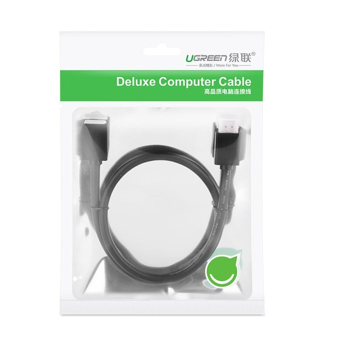 Ugreen HDMI (aljzat) - HDMI (csatlakozó) hosszabbító kábel 4K 10,2 Gbps 340Mhz 0.5m fekete (HD107 10140)-23