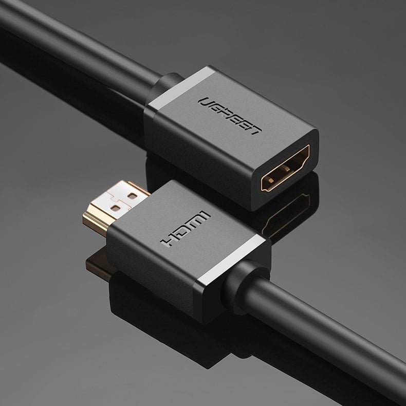 Ugreen HDMI (aljzat) - HDMI (csatlakozó) hosszabbító kábel 4K 10,2 Gbps 340Mhz 0.5m fekete (HD107 10140)-25