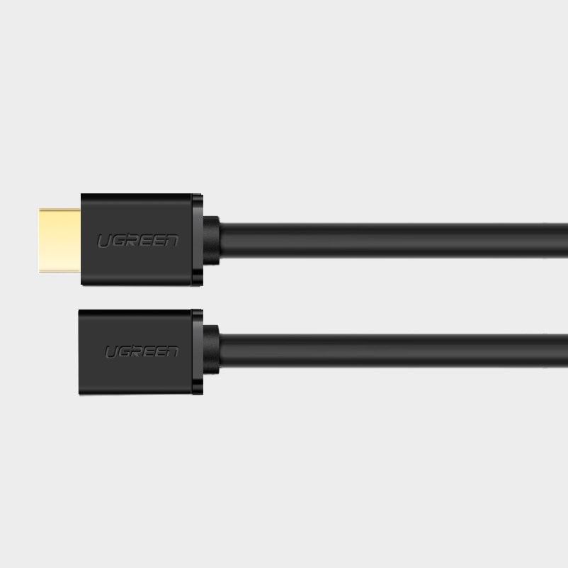 Ugreen HDMI (aljzat) - HDMI (csatlakozó) hosszabbító kábel 4K 10,2 Gbps 340Mhz 0.5m fekete (HD107 10140)-2