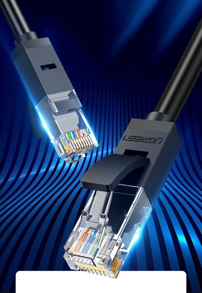 UTP hálózati kábel RJ45 Cat 6 UTP 1000Mbps 3m kék Ugreen Ethernet patchcord (NW102 11203)-7