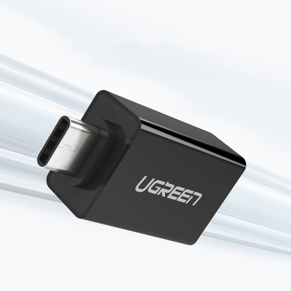 Ugreen USB 3.2 Gen 1 (aljzat) - USB Type-C (csatlakozóvég) OTG adapter fehér (30155)-17