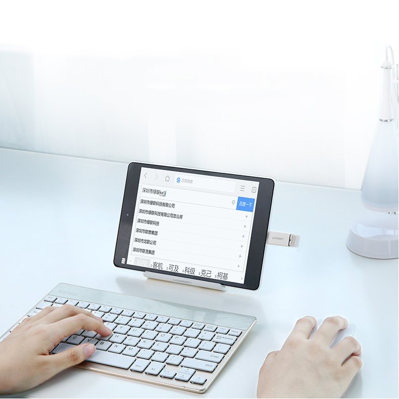 Ugreen USB 3.2 Gen 1 (aljzat) - USB Type-C (csatlakozóvég) OTG adapter fehér (30155)-5