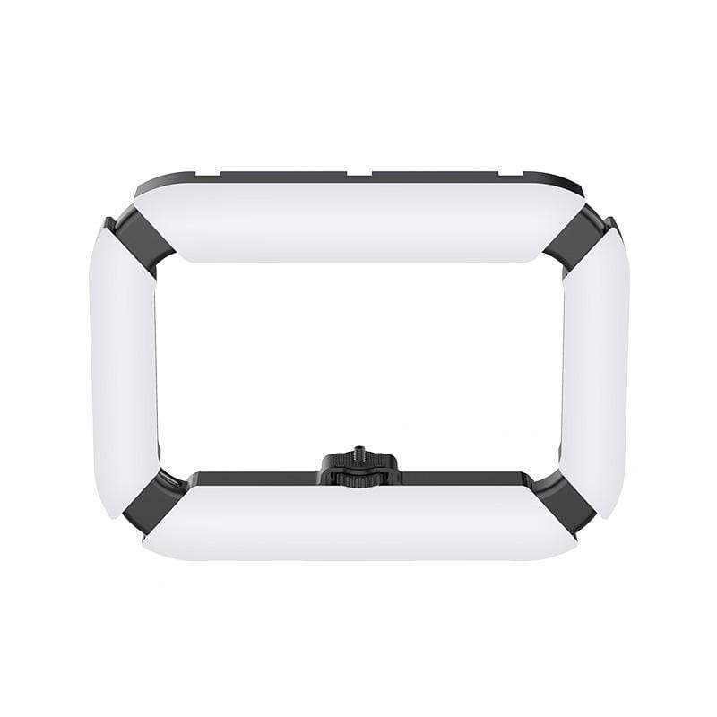 Ulanzi U200 vlogger rig, videós rig, LED világítás mobiltelefon tartóval, 1/4 csatlakozással, vakupapucs foglalattal (2245)-4