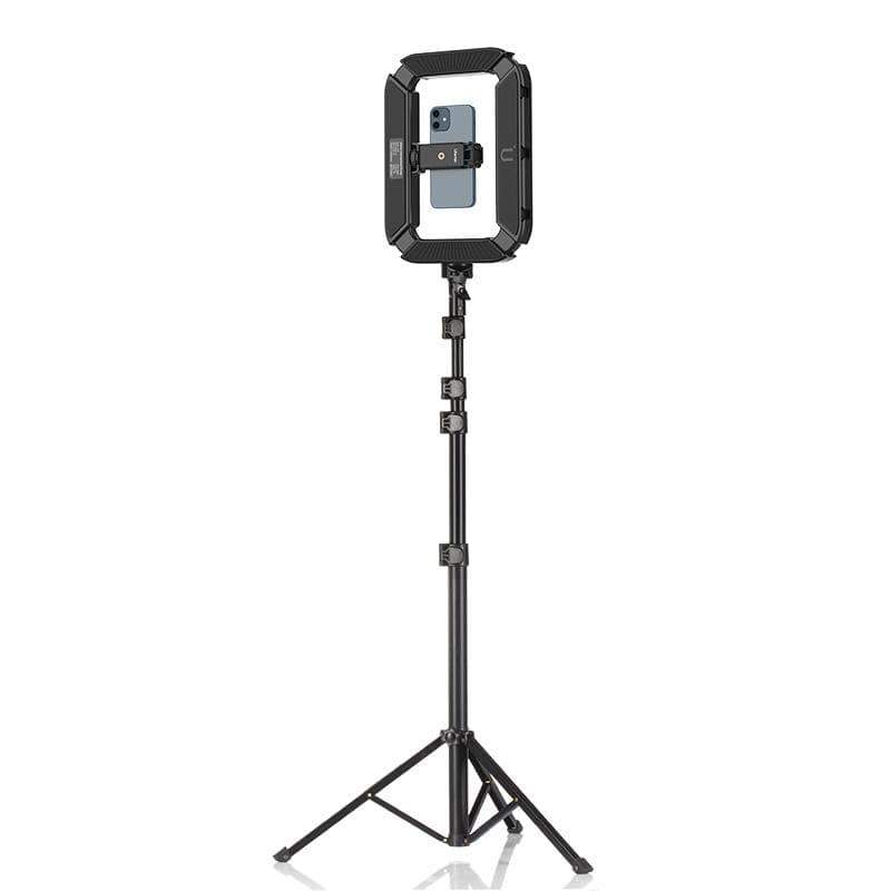 Ulanzi U200 vlogger rig, videós rig, LED világítás mobiltelefon tartóval, 1/4 csatlakozással, vakupapucs foglalattal (2245)-9