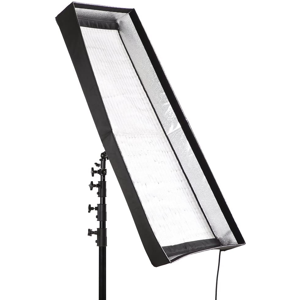Falcon Eyes RX-36TDX II feltekerhető, hordozható LED videólámpa, világítás 250W 3000-5600K méhsejtráccsal-7