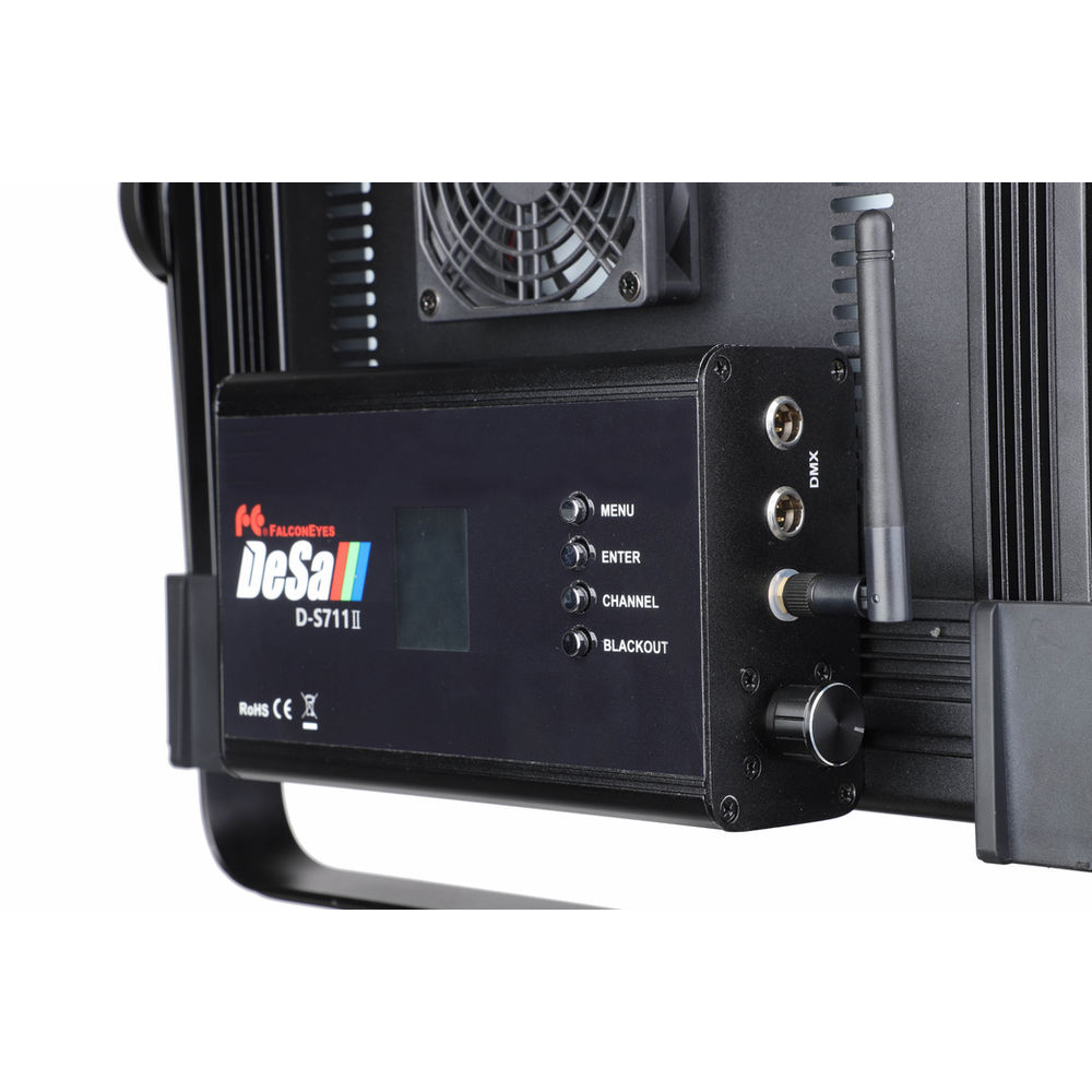Falcon Eyes DeSal D-S711 II 100W RGB LED panel, videólámpa, világítás 3000-5600K-9