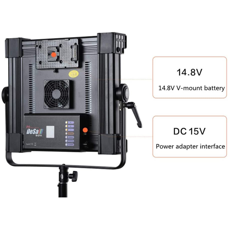 Falcon Eyes DeSal D-S711 II 100W RGB LED panel, videólámpa, világítás 3000-5600K-16