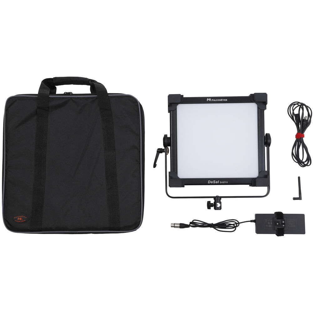 Falcon Eyes DeSal D-S711 II 100W RGB LED panel, videólámpa, világítás 3000-5600K-10