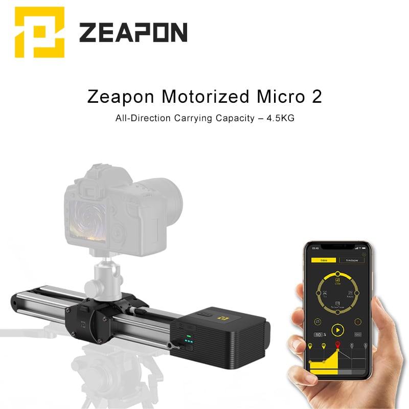  Zeapon Motorized Micro 2 Motoros Kamera Slider -9