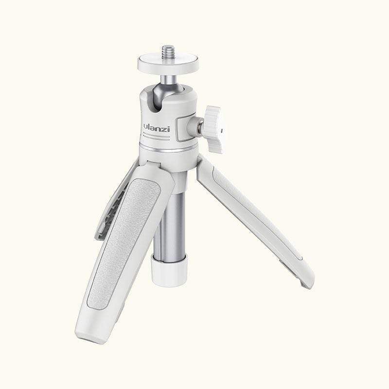 ULANZI MT-08 fehér állítható méretű mini tripod, asztali állvány 360 fokos gömbfejjel, 1/4-es csatlakozással (2014)-3