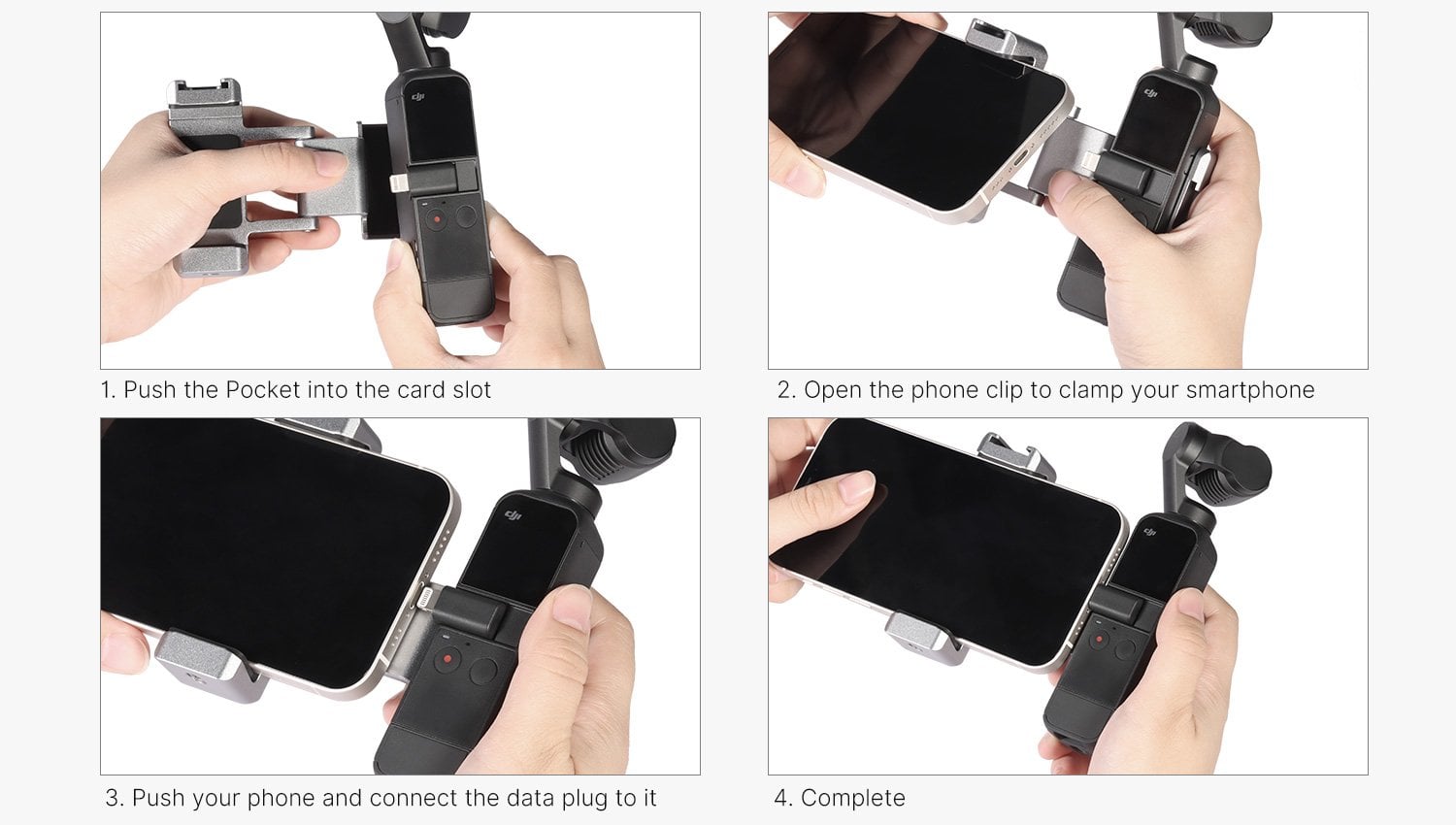 Ulanzi ST-24 DJI Osmo Pocket 1-2 telefontartó konzol-13