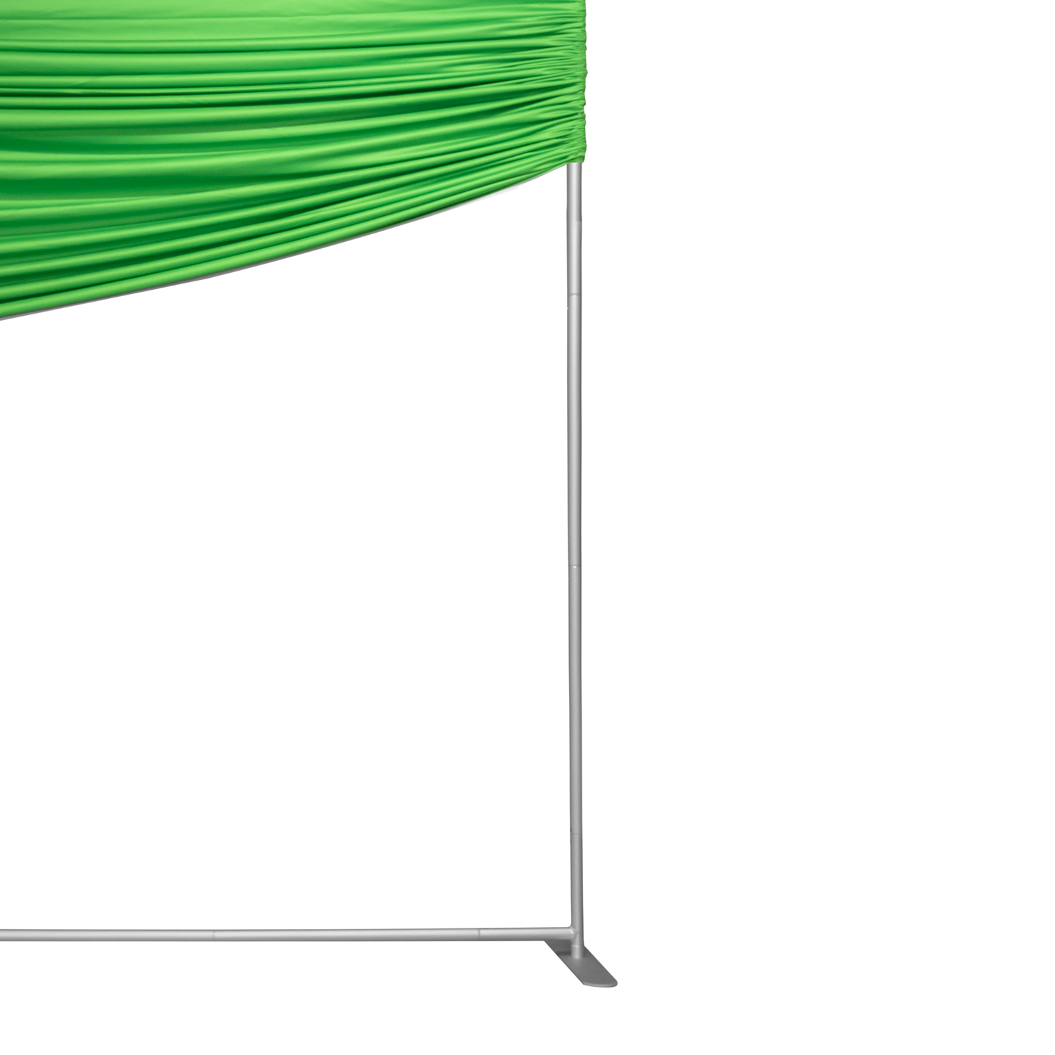Chroma Key, Green Screen zöld háttér állvánnyal 2.5x6m-1