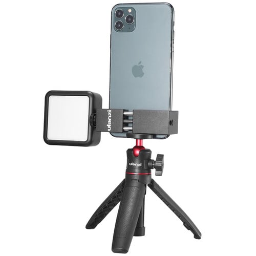 Ulanzi Vlogging Video Kit 6 mobiltelefonhoz (2057) tripod, LED videólámpa, mobiltelefon tartó-10