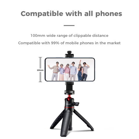 Ulanzi ST-17 360 fokban elforgatható mobiltelefon rögzítő, telefontartó adapter 1/4-es furattal, vakupapucs foglalattal (2120)-2