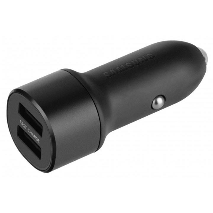Samsung EP-L1100NBE gyári autós szivargyújtós töltő 2xUSB 5V/2A/9V/1,67A fekete-0