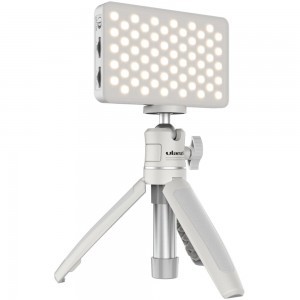Ulanzi VIJIM Tabletop LED lámpa, videólámpa 3200-6500K, beépített akkumulátorral, asztali állvánnyal fehér (2217)
