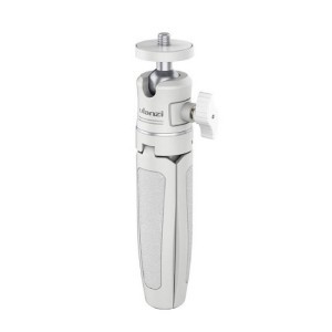 ULANZI MT-08 fehér állítható méretű mini tripod, asztali állvány 360 fokos gömbfejjel, 1/4-es csatlakozással (2014)