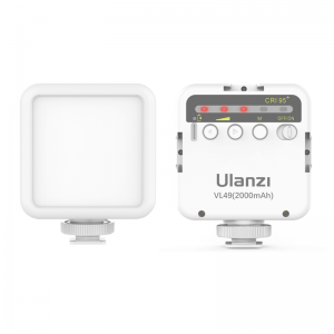 Ulanzi VL49 LED lámpa, videólámpa 5500K beépített akkumulátorral FEHÉR
