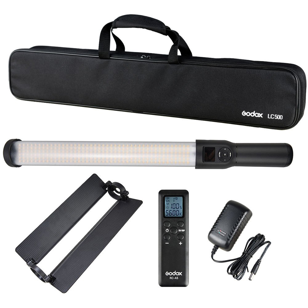 Godox LC500 LED fénykard, fénycső 18W 3300-5600K-4
