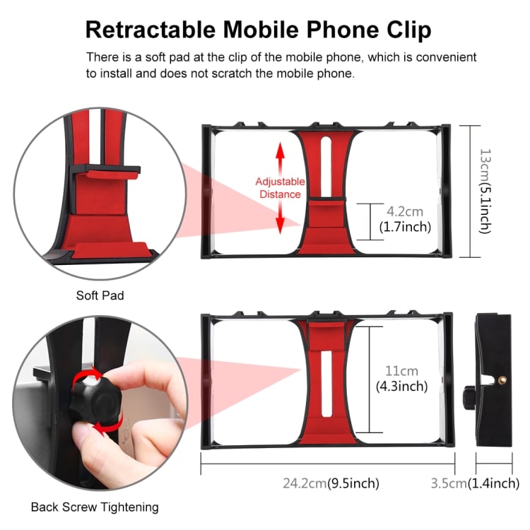 PULUZ 4in1 Vlogger kit mobiltelefonhoz (PKT3095R)-10