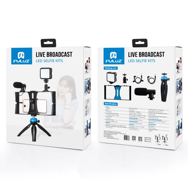 PULUZ 4in1 Vlogger kit mobiltelefonhoz (PKT3095R)-2