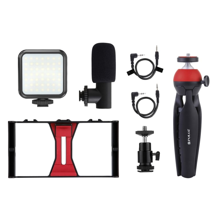 PULUZ 4in1 Vlogger kit mobiltelefonhoz (PKT3095R)-4