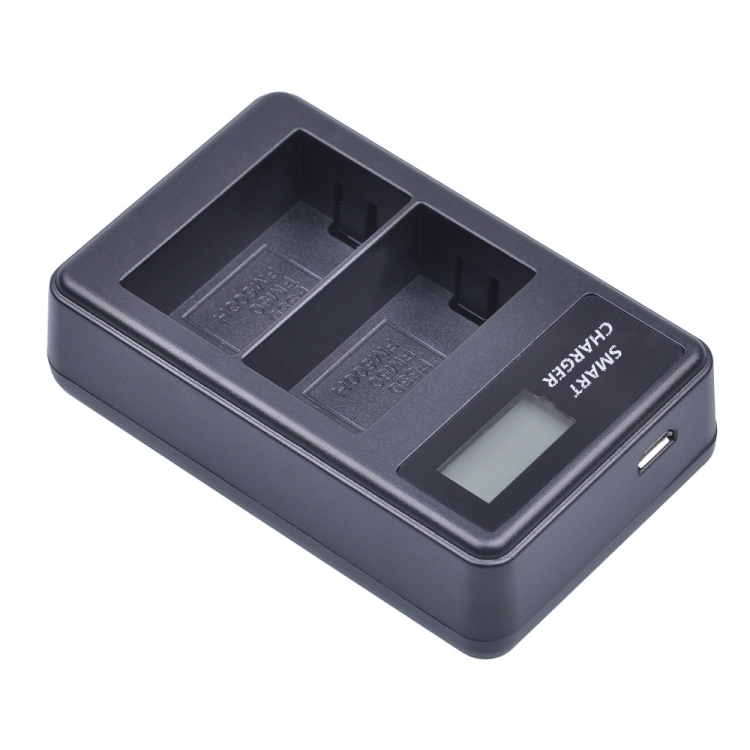 Dupla Sony NP-FM500H/NP-FM50/NP-F550 USB-s akkumulátor töltő LCD kijelzővel-2