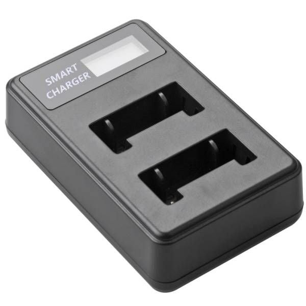 Dupla Nikon EN-EL10 USB-s akkumulátor töltő LCD kijelzővel-1