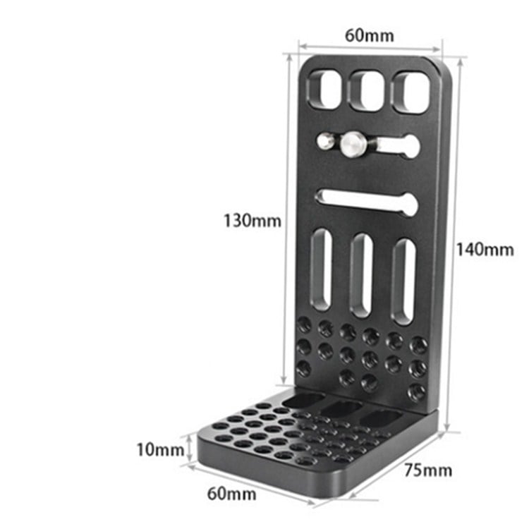 BEXIN L130A L bracket, L konzol 1/4-es furatokkal-5
