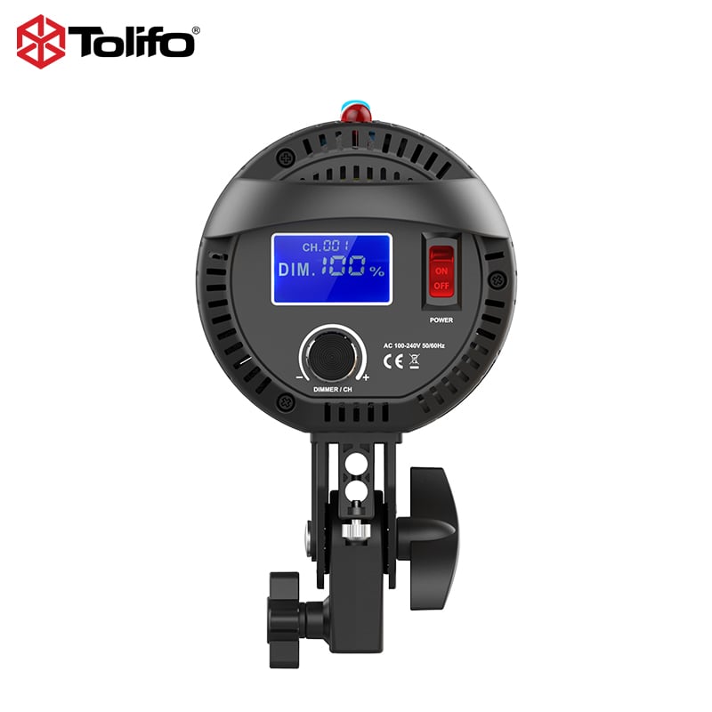 Tolifo MT-60S 60W COB LED videólámpa távirányítóval, 2m állvánnyal-10